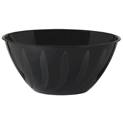 Black 5 Qts. Swirl Sturdiware Bowl