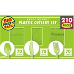 210 Count Cutlery - Kiwi Green