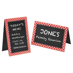 Picnic Party Chalkboard Tent Cards