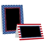 Patriotic Chalkboard Tent Cards