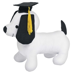 Graduation Autograph Pup Fabric Plush Dog