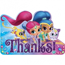 Shimmer And Shine Thank You Cards