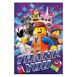 Lego Movie 2 Thank You Cards