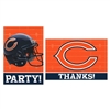 Chicago Bears Invitations / Thank Yous Combo Pack