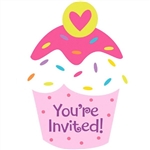 Cupcake Party Invitations