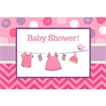 Shower with Love Girl Invitations