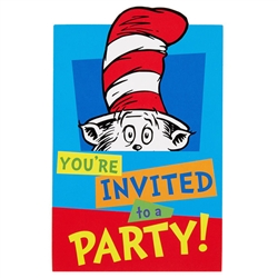 Dr. Seuss Party Invitations