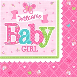 Welcome Little One Girl Beverage