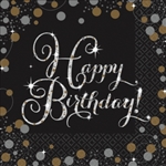 SPARKLING CELEBRATION LUNCHEON BIRTHDAY NAPKINS