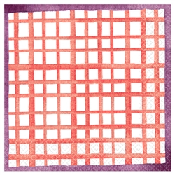 Pantoneâ„¢ Grid Luncheon Napkins