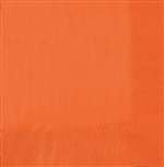 ORANGE DINNER NAPKINS-20 CT