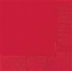 RED DINNER NAPKINS-20 CT