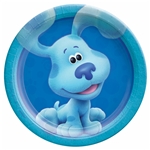 Blue's Clues 7 Inch Blue Plates