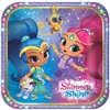 Shimmer And Shine 7 Inch Dessert Plates
