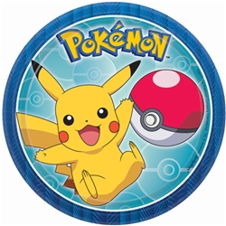 Pokemon 7 Inch Dessert Plates