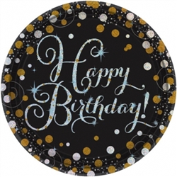 SPARKLING CELEBRATION BIRTHDAY 7 INCH PLATE