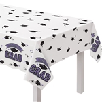 True To Your School Graduation Table Cover - Purple