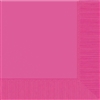 Bright Pink Beverage Napkins - 40 Count