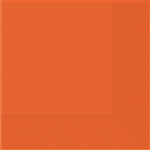 Orange Luncheon Napkins - 100 Count