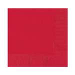 Red Luncheon Napkins - 40 Count