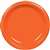 ORANGE 10in. PLASTIC PLATE PARTY PACK - 50CT