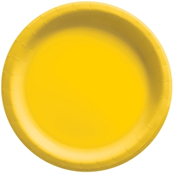 Yellow Sunshine 6.75in  Paper Plates Party Pack - 50 Count