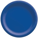 Royal Blue 6 3/4 Inch Paper Plates Party Pack - 50 Count