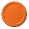 Orange Dessert Paper Plates 6.75in. - 20 Count