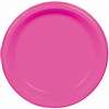 Bright Pink Paper Dessert Plates 6.75in - 20 Count