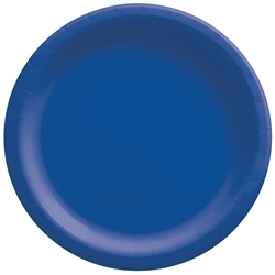 Royal Blue Dessert Paper Plates 6.75in. -20 Count