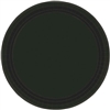 BLACK LUNCHEON PAPER PLATES 9in.-20 Ct