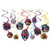 Spider-Man Webbed Wonder Spiral Hanging Decorations