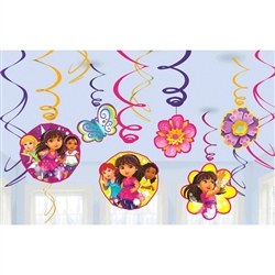 Dora & Friends Swirl Decorations