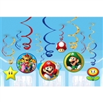 Super Mario Bros Swirls Deco