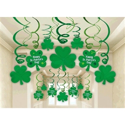 St. Patrick's Day Foil Swirls Mega Pack