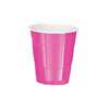 BRIGHT PINK 9OZ PAPER CUPS