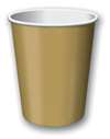 GOLD HOT-COLD CUPS-20 CT