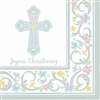 BLESSED DAY CHRISTENING BEVERAGE NAPKINS