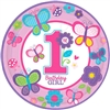 Sweet Birthday Girl Round Plates (10 1/2 in)