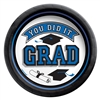 True To Your School Graduation 6.75 Inch Plates - Blue