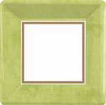 Avocado Border 7in. Square Plates