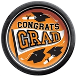 True To Your School Graduation 8.5" Inch Plates - Orange