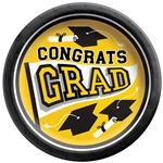 True To Your School Graduation 8.5" Inch Plates - Yellow