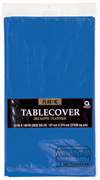 ROYAL BLUE BANQUET TABLECOVER PLASTIC-54 X108