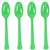 GREEN HEAVY WEIGHT SPOONS (20 COUNT)