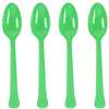 GREEN HEAVY WEIGHT SPOONS (20 COUNT)