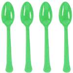 GREEN HEAVY WEIGHT SPOONS (20 COUNT)