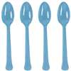 PASTEL BLUE HEAVY WEIGHT SPOONS (20 COUNT)