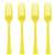 Yellow Sunshine Heavy Weight Forks - 20 Count