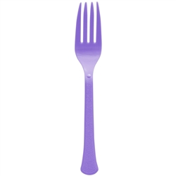New Purple Heavy Weight Forks - 20 Count
